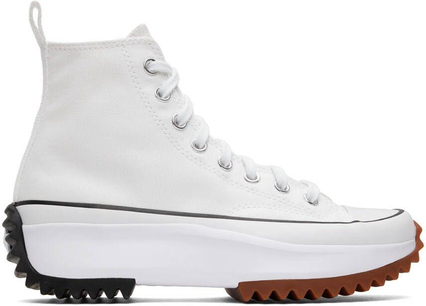 Converse White Run Star Hike Hi Sneakers - Picture 13