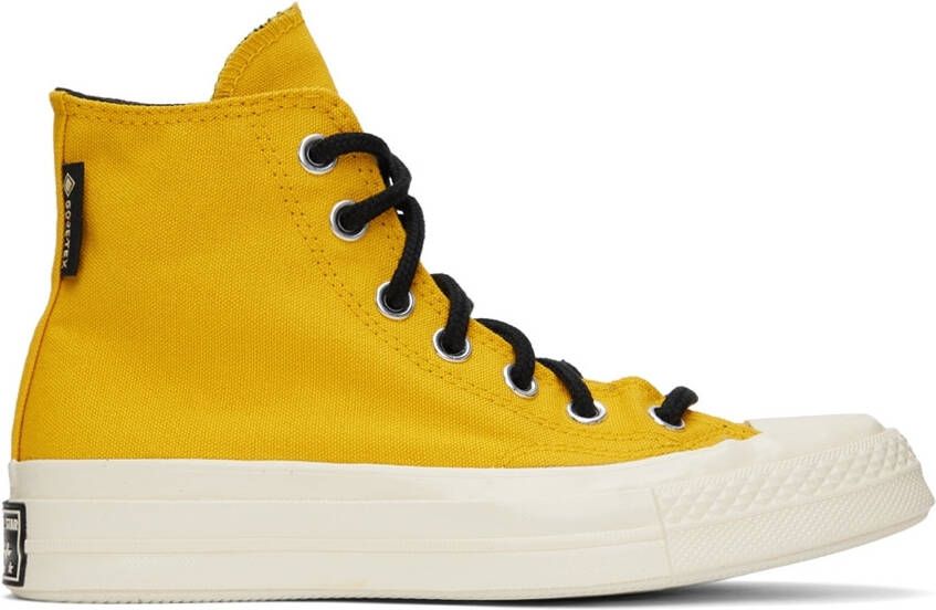 Converse Yellow Chuck 70 Gore-Tex Hi Sneakers - Picture 5
