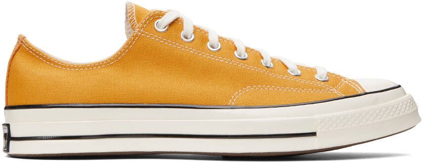 Converse Yellow Chuck 70 OX Low Sneakers - Picture 6