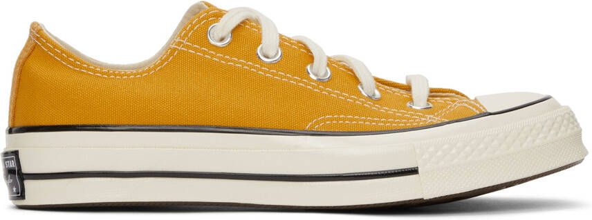 Converse Yellow Chuck 70 OX Low Sneakers - Picture 7