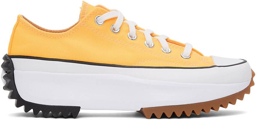 Converse Yellow Run Star Hike Low Sneakers - Picture 5