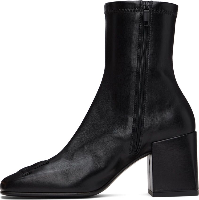 Courrèges Black Vinyl Iconic AC Boots - Picture 2