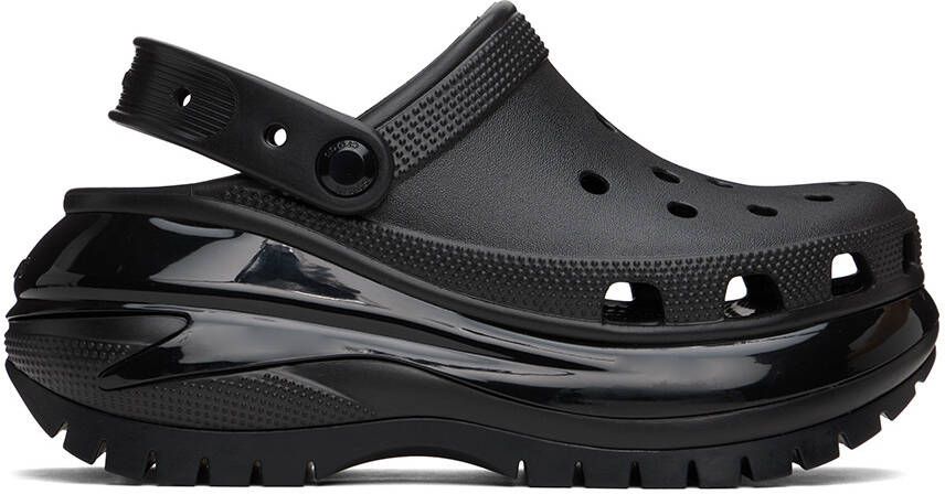 Crocs Black Mega Crush Clogs - Picture 5