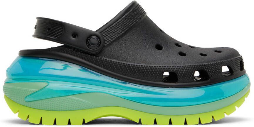 Crocs Black Mega Crush Clogs - Picture 5
