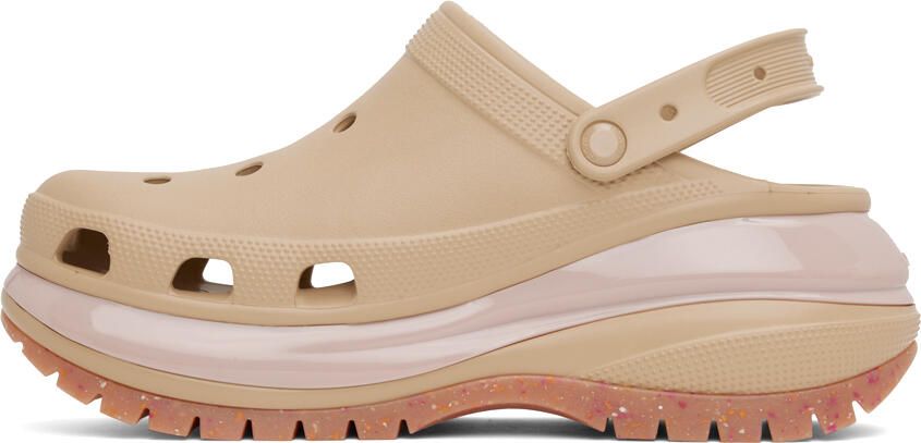 Crocs Beige Mega Crush Clogs - Picture 4