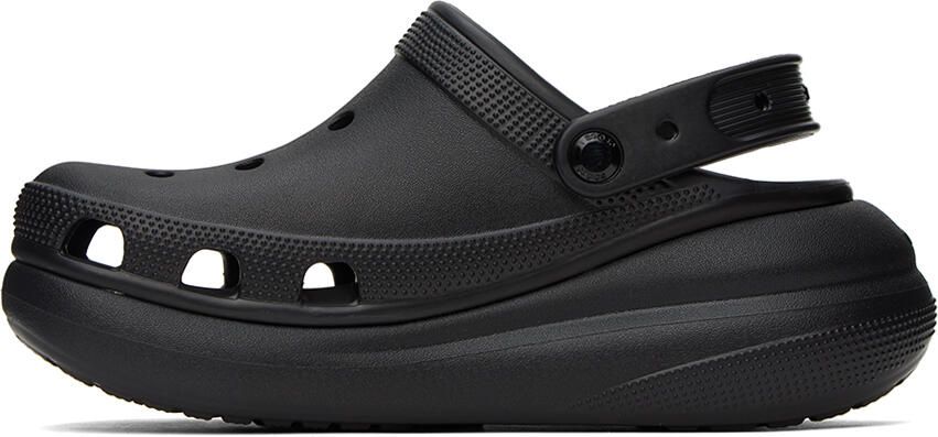 Crocs White Classic Crush Platform Clogs - Picture 6