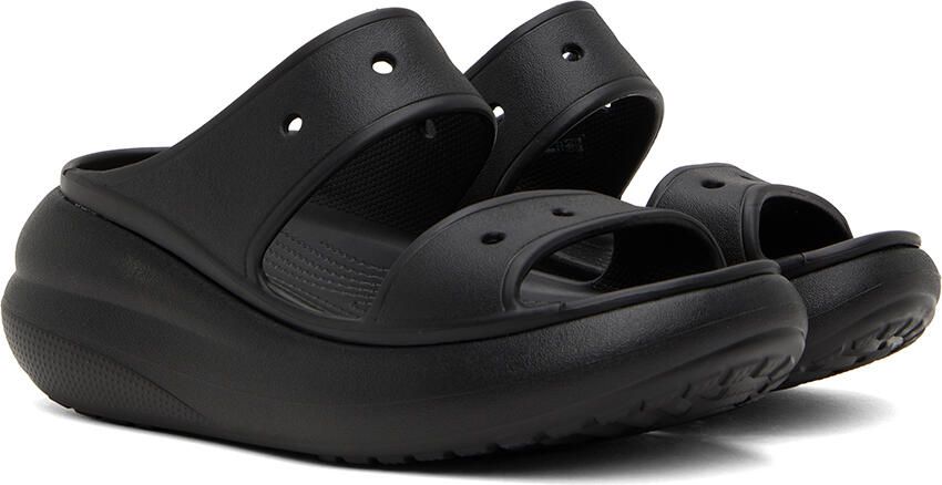 Crocs Black Classic Crush Sandals - Picture 4