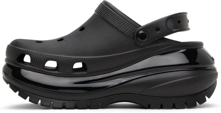 Crocs Black Mega Crush Clogs - Picture 3