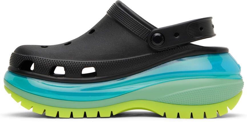 Crocs Black Mega Crush Clogs - Picture 3