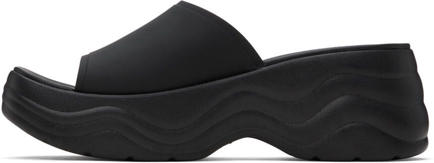 Crocs Black Skyline Slides - Picture 3