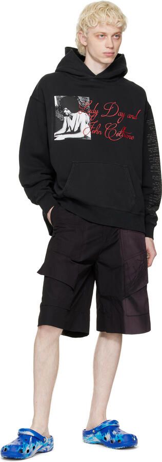 Crocs Blue Classic Marbled Clogs - Picture 3