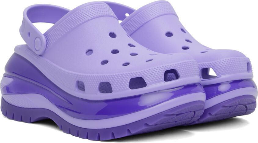 Crocs Purple Mega Crush Clogs - Picture 2
