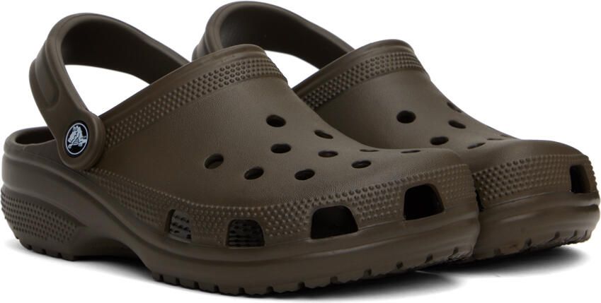 Crocs Brown Classic Clogs - Picture 2