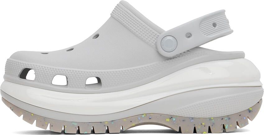 Crocs Gray Mega Crush Clogs - Picture 4