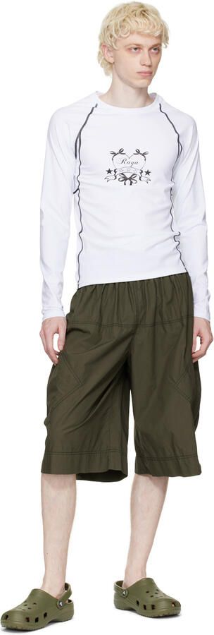 Crocs Khaki Classic Clogs - Picture 3