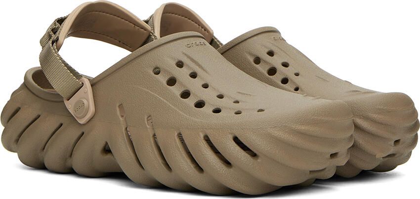 Crocs Khaki Echo Clogs - Picture 2