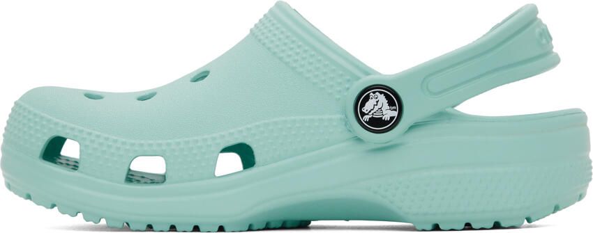 Crocs Kids Blue Classic Clogs - Picture 4