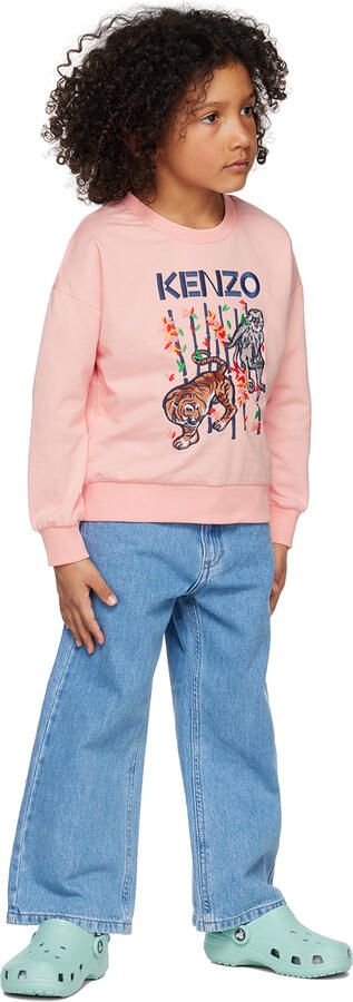 Crocs Kids Blue Classic Clogs - Picture 3