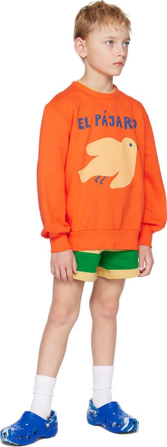 Crocs Kids Blue Classic Marbled Clogs - Picture 3