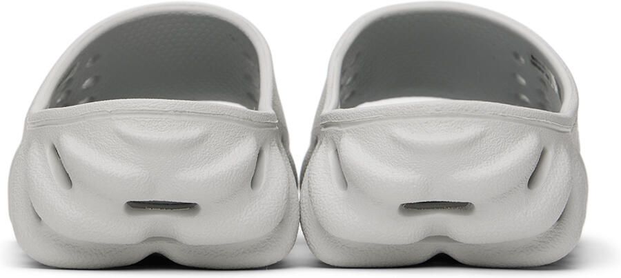 Crocs Kids Gray Echo Slides - Picture 4