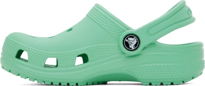 Crocs Kids Green Classic Clogs - Picture 3