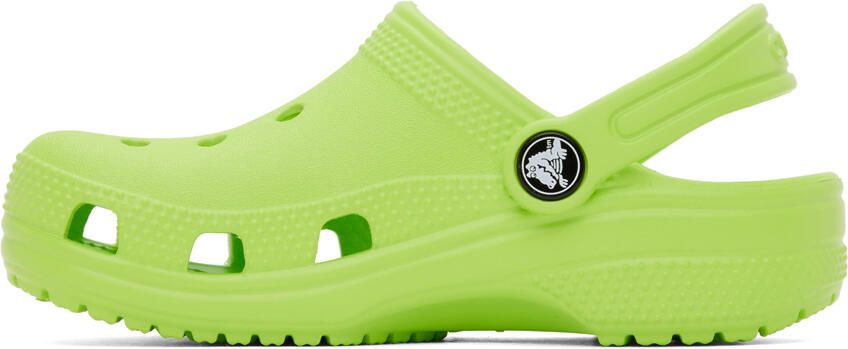 Crocs Kids Green Classic Clogs - Picture 3