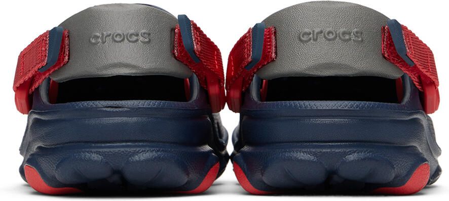 Crocs Kids Navy & Red All Terrain Clogs