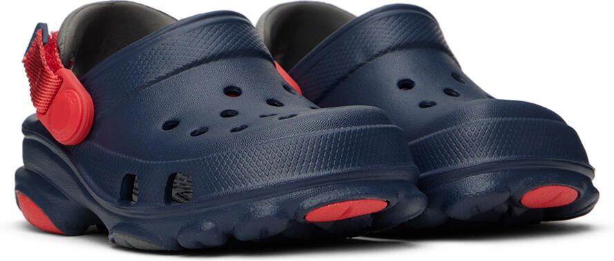 Crocs Kids Navy & Red All Terrain Clogs - Picture 3