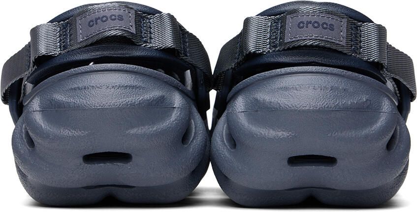 Crocs Kids Navy Echo Clogs