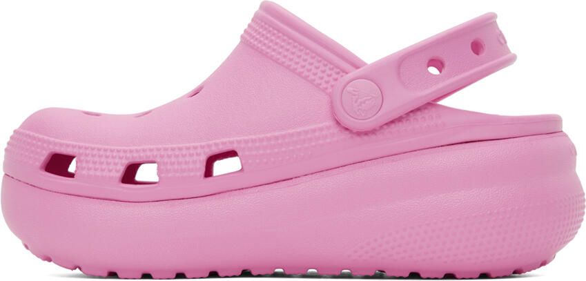 Crocs Kids Pink Cutie Crush Clogs - Picture 3
