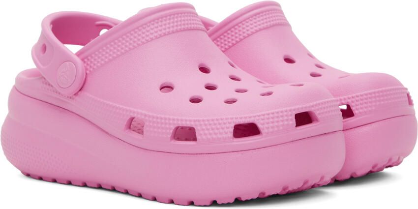 Crocs Kids Pink Cutie Crush Clogs - Picture 2