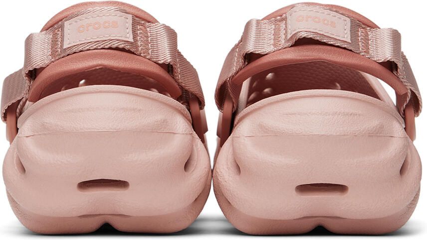 Crocs Kids Pink Echo Clogs