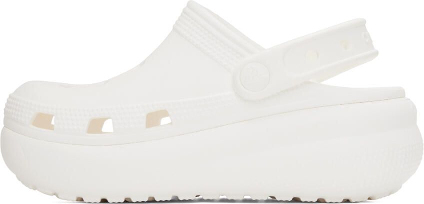 Crocs Kids White Cutie Crush Clogs - Picture 3