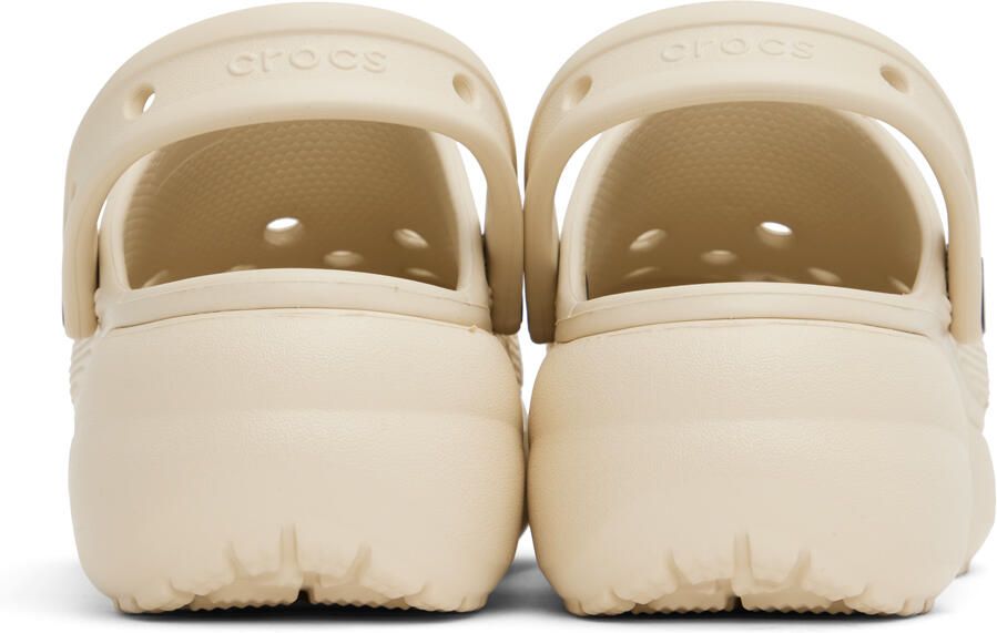 Crocs Off-White Classic Platform Clogs