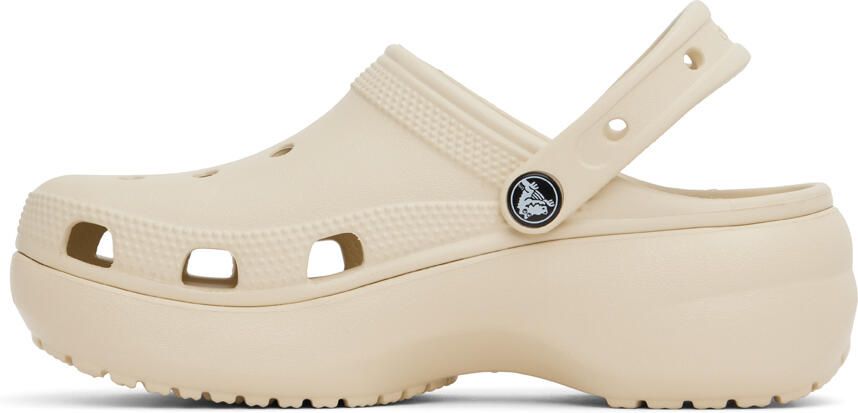 Crocs Off-White Classic Platform Clogs - Picture 3