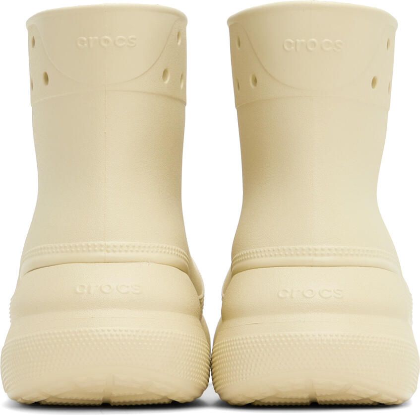 Crocs Off-White Crush Boots