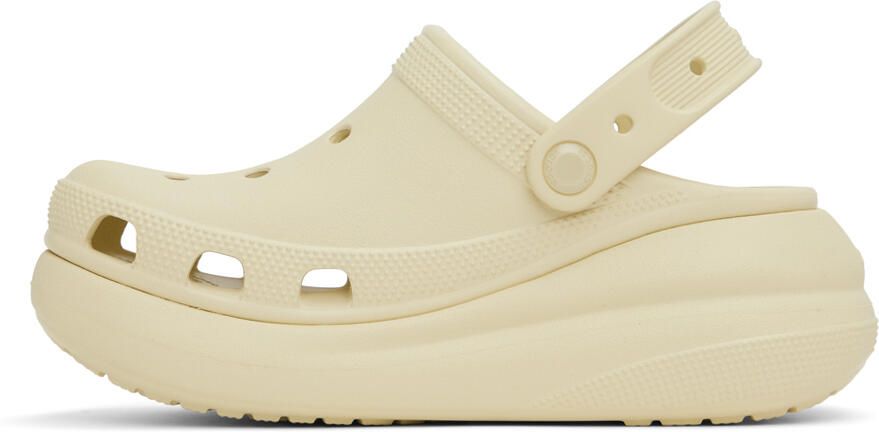 Crocs Beige Mega Crush Sandals - Picture 4