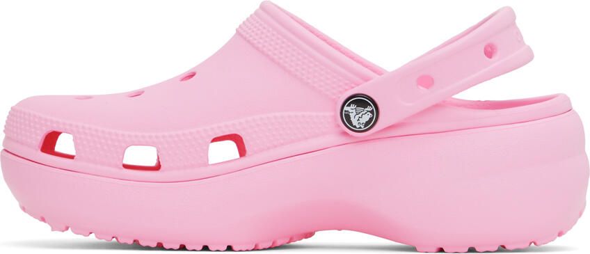 Crocs Pink Classic Platform Clogs - Picture 3