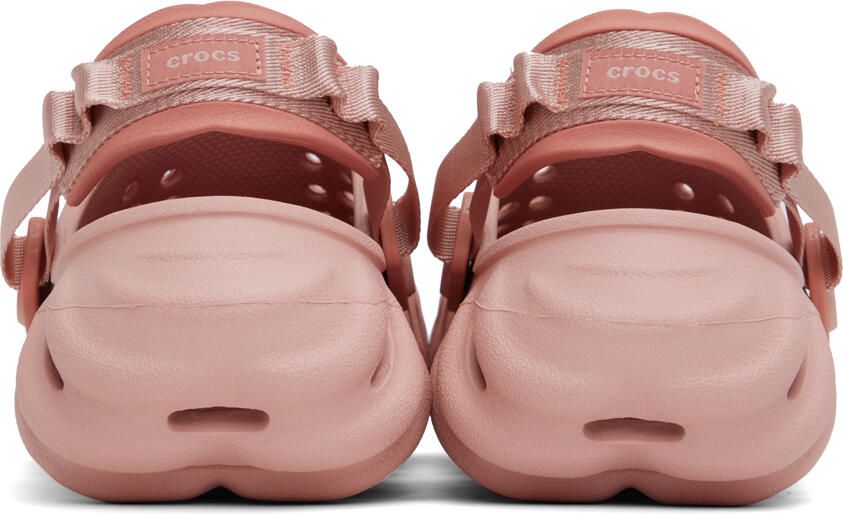 Crocs Pink Echo Slides