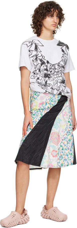 Crocs Pink Echo Slides - Picture 8