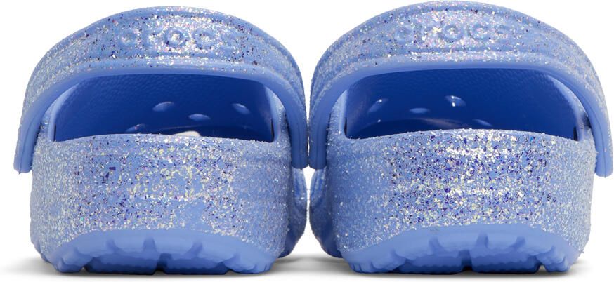 Crocs Purple Classic Glitter Clogs
