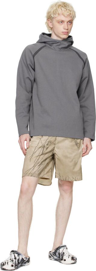 Crocs Black & White Marbled Clogs - Picture 4