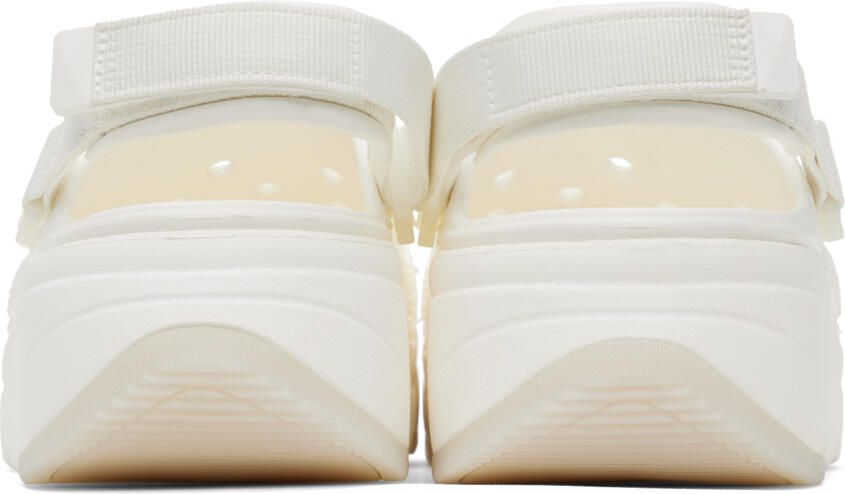 Crocs White Hiker Xscape Clogs