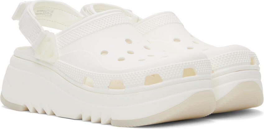 Crocs White Hiker Xscape Clogs - Picture 2