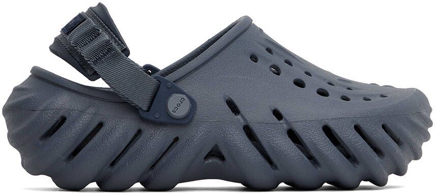 Crocs Gray Echo Clogs - Picture 7