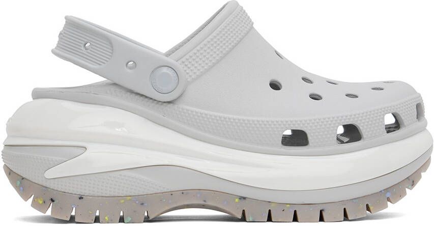 Crocs Gray Mega Crush Clogs - Picture 8