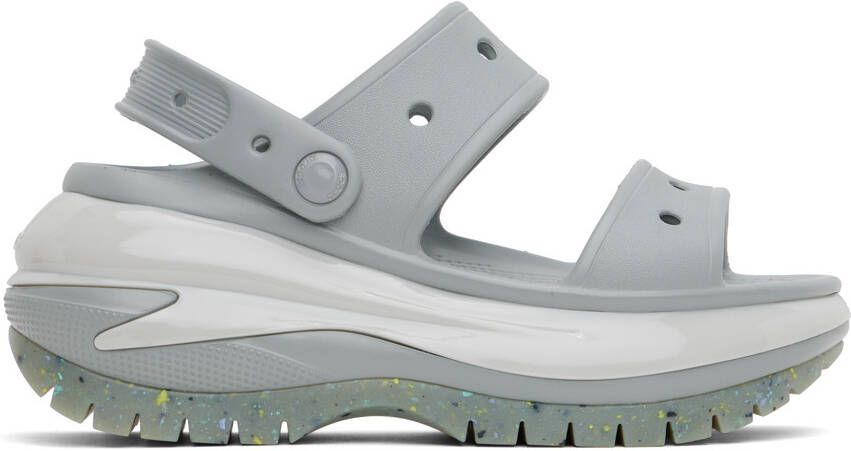 Crocs Gray Mega Crush Sandals - Picture 6