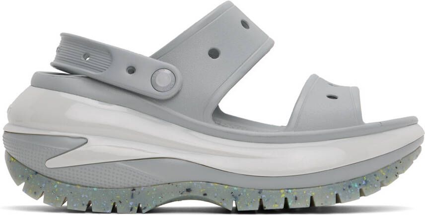 Crocs Gray Mega Crush Sandals - Picture 3