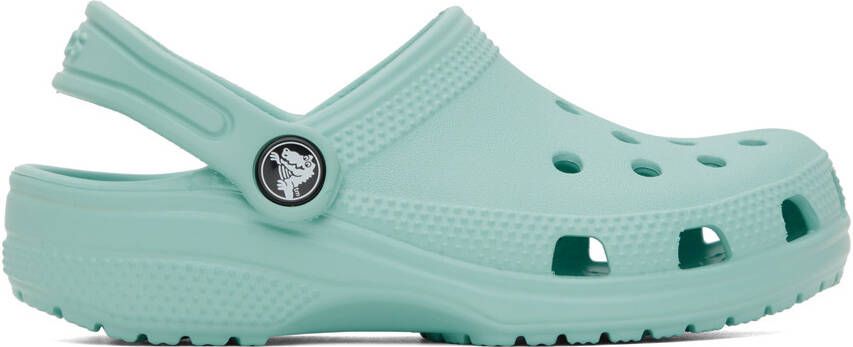 Crocs Kids Blue Classic Clogs - Picture 5