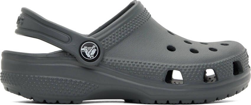 Crocs Kids Gray Classic Clogs - Picture 5